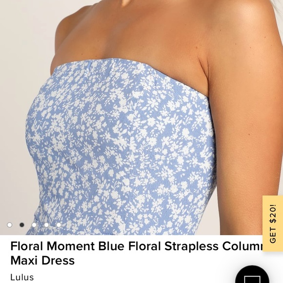 Beautiful blue dress perfect for a wedding! - Picture 2 of 8